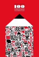 Book Cover for 100 Christmas Colouring Book by Dominika Lipniewska