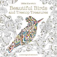 Book Cover for Millie Marotta's Beautiful Birds and Treetop Treasures A colouring book adventure by Millie Marotta