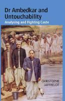 Book Cover for Dr Ambedkar and Untouchability by Christophe Jaffrelot