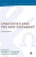 Book Cover for Linguistics and the New Testament by Stanley E. (McMaster Divinity College, Canada) Porter