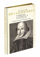 Book Cover for Shakespeare's First Folio Journal by William Shakespeare