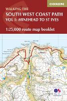 Book Cover for South West Coast Path Map Booklet - Vol 1: Minehead to St Ives by Paddy Dillon