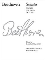 Book Cover for Piano Sonata in E flat, Op. 27 No. 1 by Ludwig van Beethoven