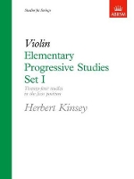 Book Cover for Elementary Progressive Studies, Set I for Violin by Herbert Kinsey