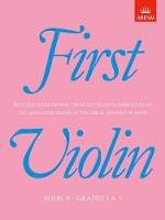 Book Cover for First Violin, Book II by ABRSM