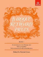 Book Cover for Baroque Keyboard Pieces, Book I (easy) by Richard Jones