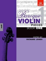 Book Cover for Baroque Violin Pieces, Book 1 by Richard Jones