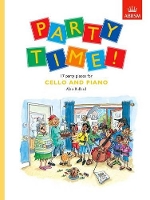 Book Cover for Party Time! 17 party pieces for cello and piano by Alan Bullard