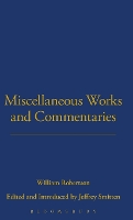 Book Cover for Miscellaneous Works and Commentaries by William Robertson Smith