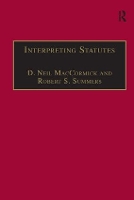 Book Cover for Interpreting Statutes by D. Neil MacCormick, Robert S. Summers