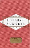 Book Cover for Love Songs And Sonnets by Peter Washington