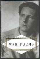 Book Cover for War Poems by John Hollander