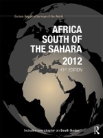 Book Cover for Africa South of the Sahara 2012 by Europa Publications