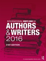 Book Cover for International Who's Who of Authors and Writers 2016 by Europa Publications