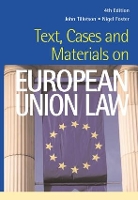 Book Cover for Text, Cases and Materials on European Union Law by John Formerly of the University of Manchester, UK Tillotson