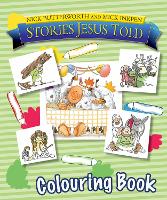 Book Cover for Stories Jesus Told Colouring Book by Nick Butterworth