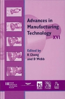 Book Cover for Advances in Manufacturing Technology XVI - NCMR 2002 by Kai Leeds Metropolitan University Cheng