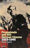 Book Cover for Propaganda and the German Cinema, 1933-1945 by David Welch