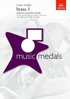 Book Cover for Music Medals Brass 1 Options Practice Book by ABRSM