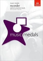 Book Cover for Music Medals Recorder Options Practice Book by ABRSM