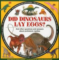 Book Cover for Did Dinosaurs Lay Eggs? by Steve Parker