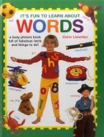 Book Cover for It's Fun to Learn About Words by Claire Llewellyn