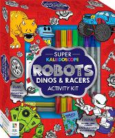 Book Cover for Super Kaleidoscope Activity Kit Robots Dinos and Racers by Hinkler Pty Ltd