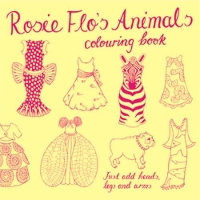 Book Cover for Rosie Flo's Animals Colouring Book - yellow by Roz Streeten