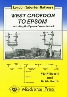 Book Cover for West Croydon to Epsom by Vic Mitchell, Keith Smith