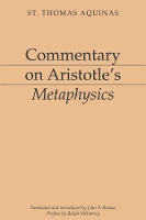 Book Cover for Commentary on Aristotle`s Metaphysics by Thomas Aquinas