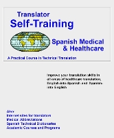 Book Cover for Translator Self Training Spanish-Medical by Morry Sofer