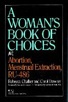 Book Cover for A Woman's Book Of Choices by Rebecca Chalker, Carol Downer