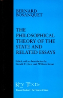Book Cover for Philosophical Theory Of The State Related Essays by Bernard Bosanquet