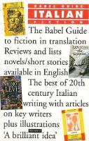 Book Cover for Babel Guide to Italian Fiction in English Translation by Ray Keenoy