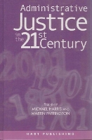 Book Cover for Administrative Justice in the 21st Century by Michael Harris