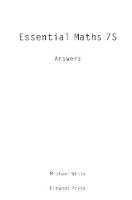 Book Cover for Essential Maths 7S Answers by Michael White