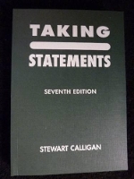 Book Cover for Taking Statements by Stewart Calligan