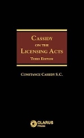 Book Cover for Cassidy on the Licensing Acts by Constance Cassidy