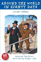 Book Cover for Around the World in Eighty Days by Tony Evans, Jules Verne