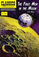 Book Cover for The First Men in the Moon by H. G. Wells