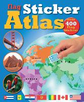 Book Cover for Flag Sticker Atlas by Chez Picthall