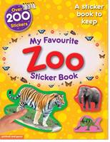 Book Cover for My Favourite Zoo Sticker Book by Chez Picthall