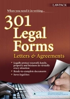 Book Cover for 301 Legal Forms, Letters & Agreements by David Schmitz