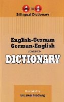 Book Cover for English-German & German-English One-to-One Dictionary by Berthold Hedwig