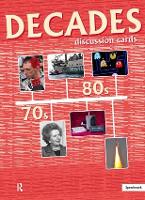 Book Cover for Decades Discussion Cards 70s/80s by Speechmark