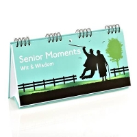 Book Cover for Senior Moments Wit & Wisdom Flip Book by 