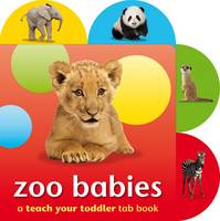 Book Cover for Teach Your Toddler Tab Book - Zoo Babies by Anna Award