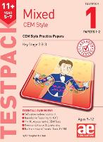 Book Cover for 11+ Mixed CEM Style Testpack 1 Papers 1-2 by Dr Stephen C Curran, Andrea F Richardson, Autumn McMahon
