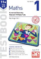 Book Cover for 11+ Maths Year 5-7 Testbook 1 by Stephen C. Curran