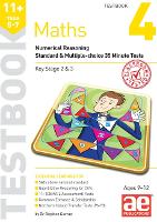 Book Cover for 11+ Maths Year 5-7 Testbook 4 by Stephen C. Curran